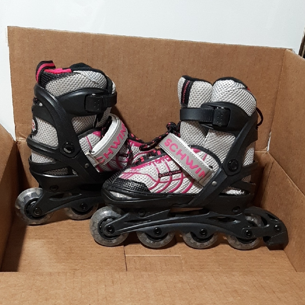 Schwinn Kids Inline Skates - Gray and Pink